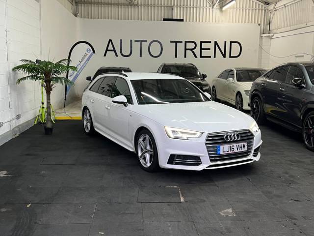 Audi A4 2.0 TDI 190 S Line 5dr S Tronic ESTATE Diesel White